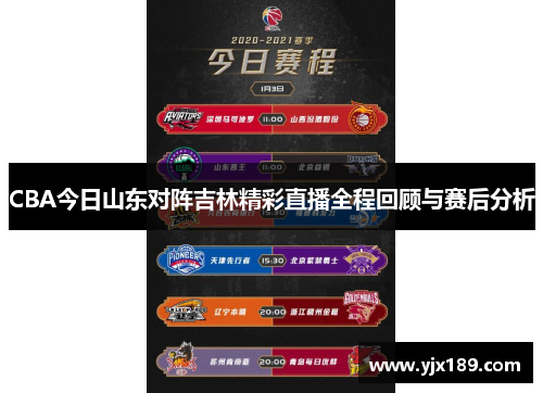 CBA今日山东对阵吉林精彩直播全程回顾与赛后分析